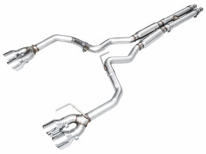 Product of AWE Tuning 3020-42375 Track Edition Cat-Back System Dual Exhaust System Kit 