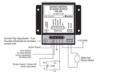 Intellitec 00-00971-100 Slide Out Control Module||00-00971-100_1.Jpg||86||i6v0000971100||846866