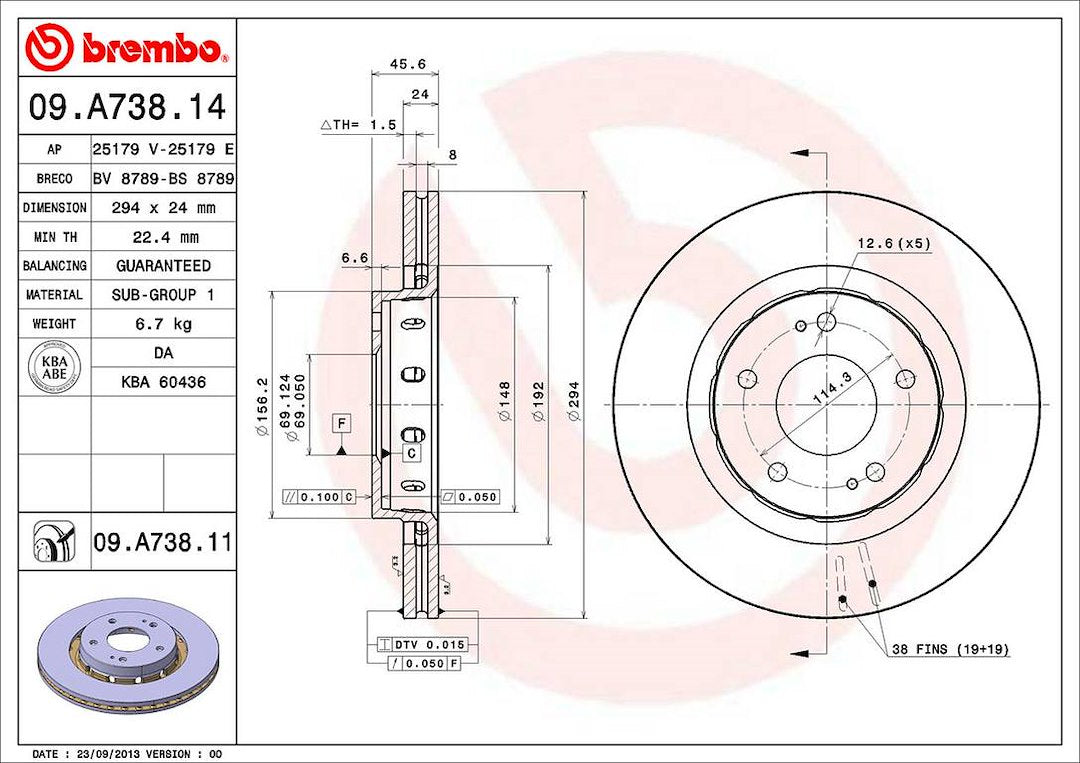 Brembo 09a73811c02 Brake Rotor||09.A738.11_2.Jpg||87||brm09a73811||1256659