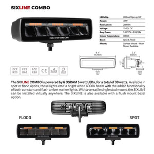 Go Rhino 750600622fbs Light Bar||blackout Combo Six Line.Jpg||89||g260600622fbs||1301755