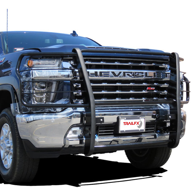 Product of TrailFX E0038B Grille Guard 1-Piece Black Gloss Powder Coated 