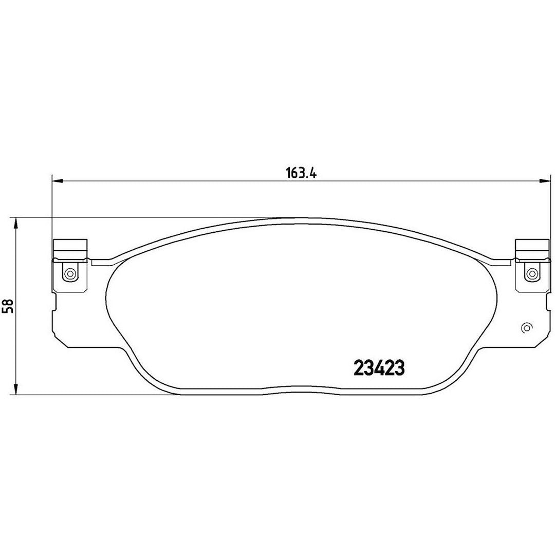 Product of Brembo P36012 Brake Pad - Set Of 4 