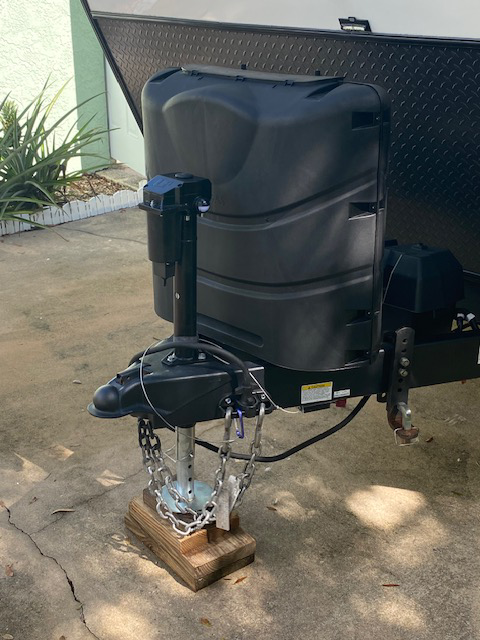 Product of Ultra-Fab Products 38-944017 3500 Pound Electric Trailer Tongue Jack 