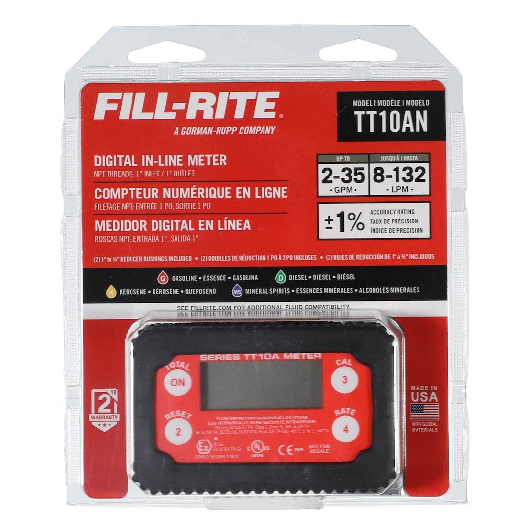 Product of Fill Rite By Tuthill Tt10an Flow Meter