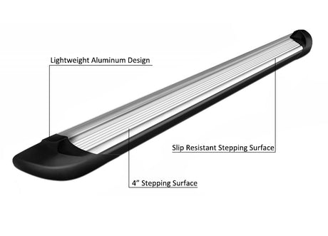 Product of Black Horse Offroad TR-R285S Transporter Running Board 