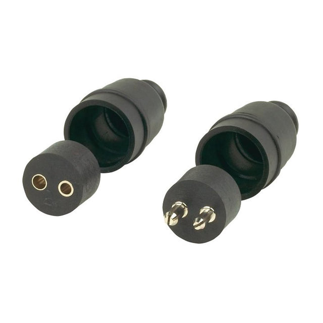 Husky Towing 30258 Trailer Wiring Connector||hus_30258_Connector Set_2 Pin Round Gf.Jpg||85||hus30258||1062464