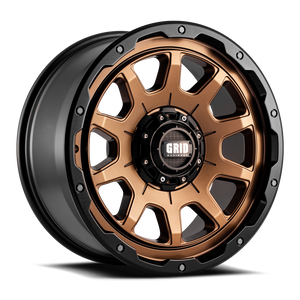 Product of Grid Wheels 20x9 Bronze With Black Lip Wheel - Not Applicable Bolt Pattern 