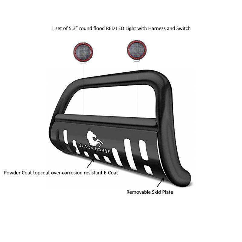 Black Horse Offroad Bbty920a-Sp-Plfr Bull Bar||bbty920a-Sp-Plfr_4.Jpeg||88||blkty920asppr||1648659