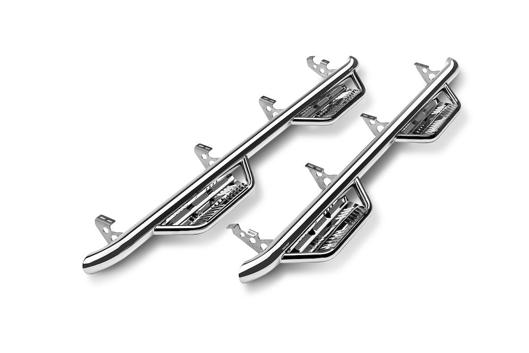 Product of N-Fab HPD0984CC-SS Podium Nerf Bar With Drop Down Steps 