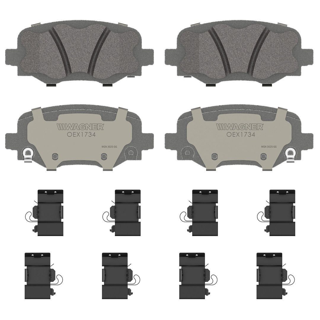 Wagner Brakes Oex1734 Brake Pad||oex1734.Jpg||85||w66oex1734||2221725