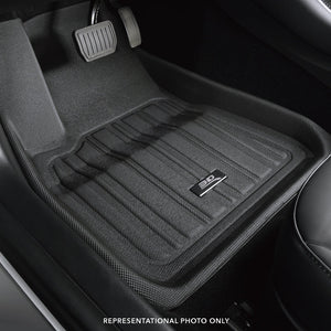 Product of 3D Mats ELITECT Series E1TL02701809 Black Thermoplastic Rubber Of Carbon Fiber Texture Floor Liner 