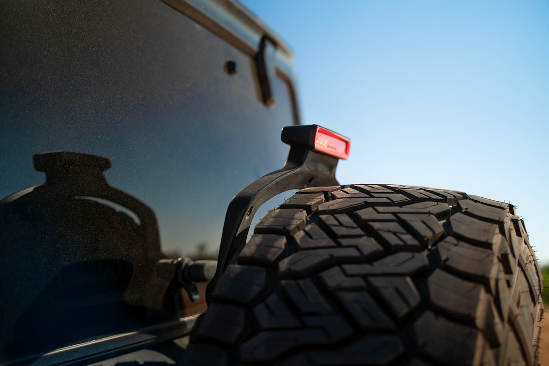 Dv8 Offroad Tcjl-13 Spare Tire Carrier||jeep-Jl-Bumper-Mounted-Tire-Carrier_Installed-02.Jpg||93||dv8tcjl13||1629488