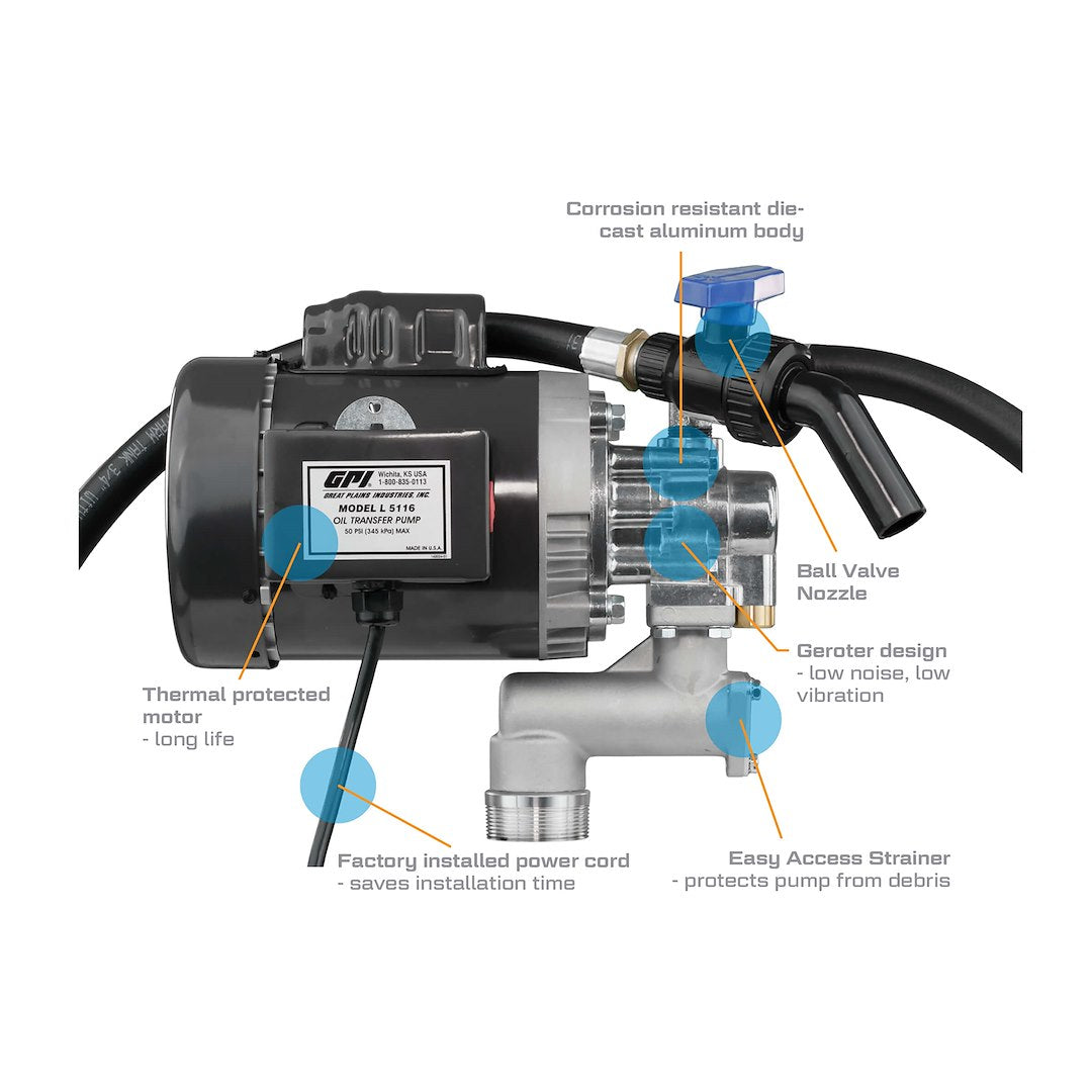Product of Gpi (Great Plains) 142100-01 Liquid Transfer Tank Pump