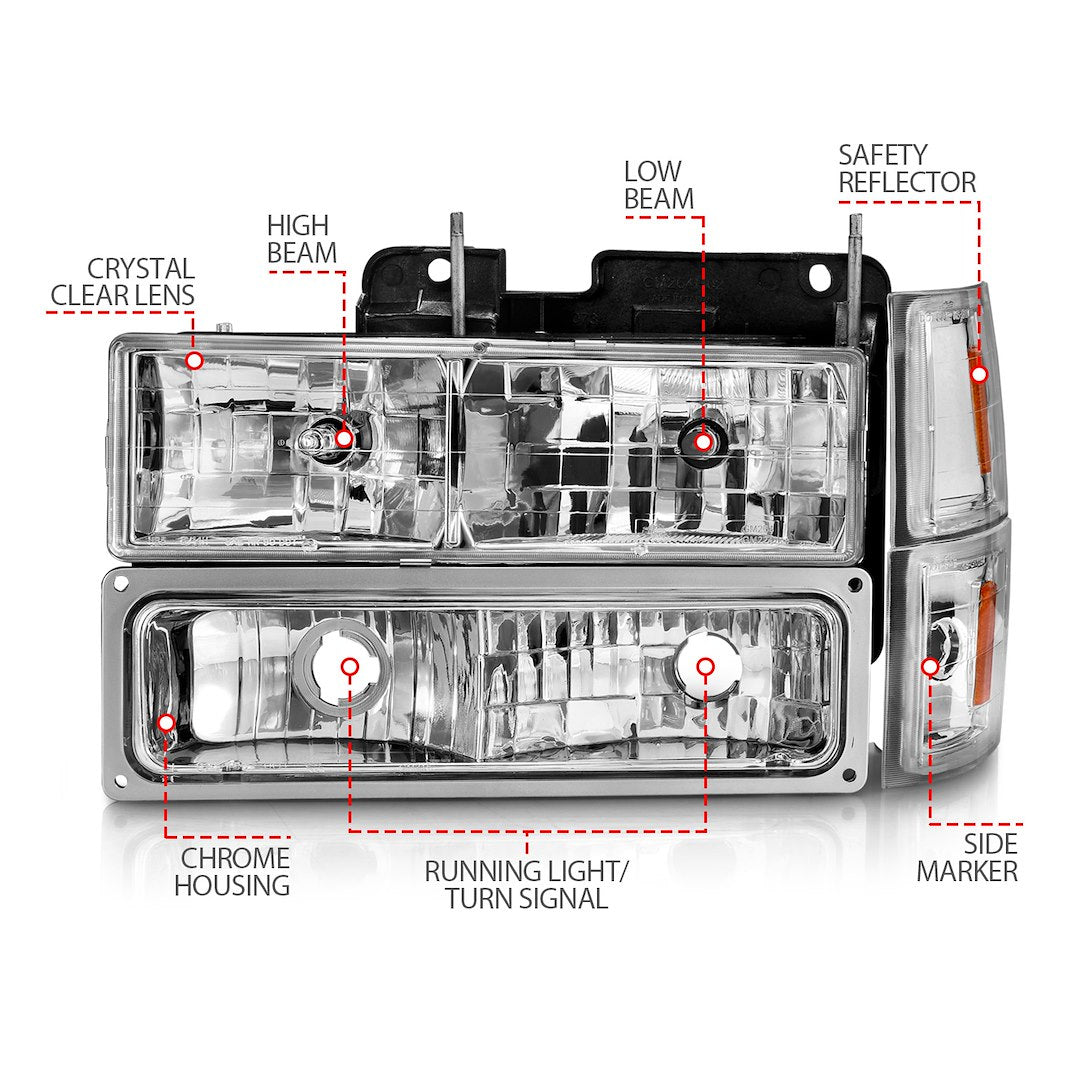 Product of Anzo Usa 111506 Headlight Assembly