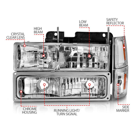 Product of Anzo Usa 111506 Headlight Assembly