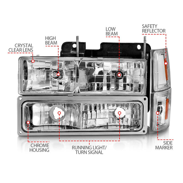 Product of Anzo Usa 111506 Headlight Assembly