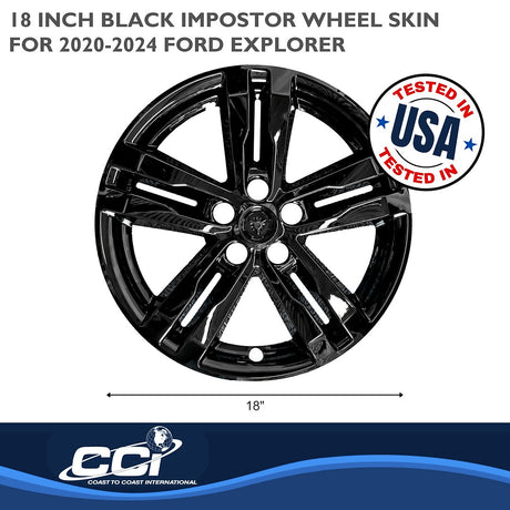 Product of Coast To Coast IMP449BLK Black Set Of 4 