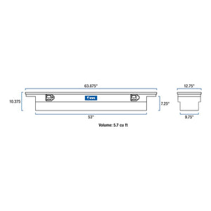 Product of UWS TBS-63-SL-LP Slim Line Low Profile Toolbox 