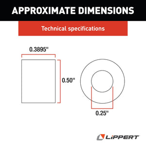 Lippert Components 128958 Entry Step Motor Spacer||128958_1.Jpg||85||m6v128958||1252610