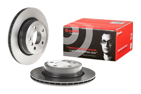 Product of Brembo 09957311C02 Vented 1 Piece Brake Rotor 