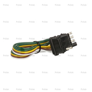 Product of Pollak 12-413E Trailer/ Vehicle End 4 Flat Trailer Wiring Connector 