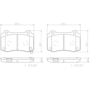 Brembo P30074n Brake Pad||p30074n_Drw.Jpg||92||brmp30074n||1753026