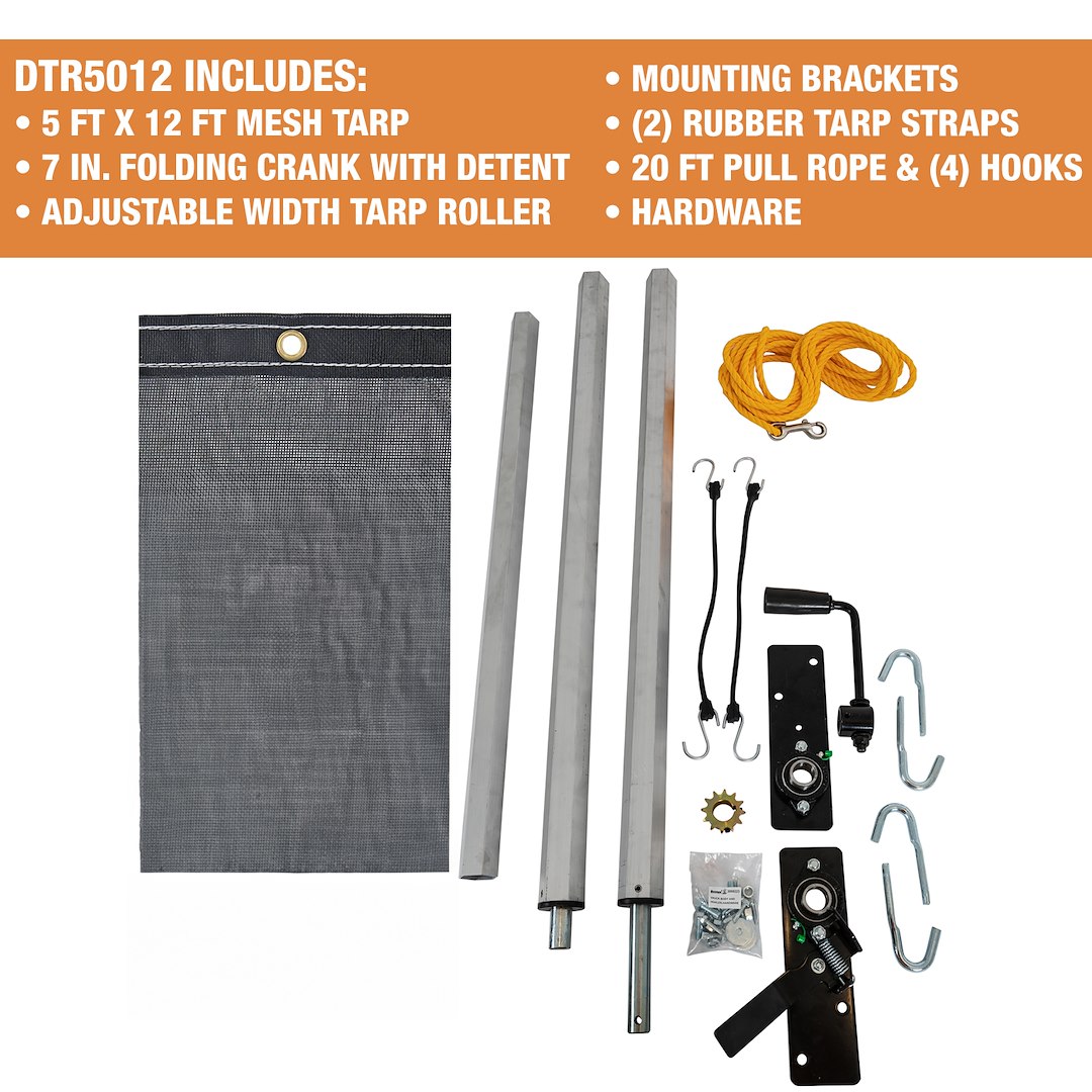 Buyers Products Dtr5012 Tarpaulin Roller Kit||dtr5012_1_1500x1500_Infographic.Jpg||86||b83dtr5012||2212587
