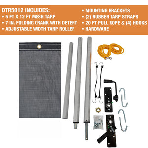 Buyers Products Dtr5012 Tarpaulin Roller Kit||dtr5012_1_1500x1500_Infographic.Jpg||86||b83dtr5012||2212587