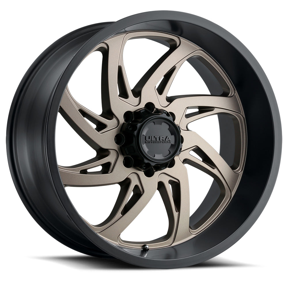 Product of Ultra Wheel 20x9 Bronze With Black Lip Wheel - 8x6.69 Bolt Pattern 