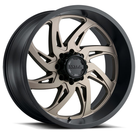 Product of Ultra Wheel 20x9 Bronze With Black Lip Wheel - 8x6.69 Bolt Pattern 