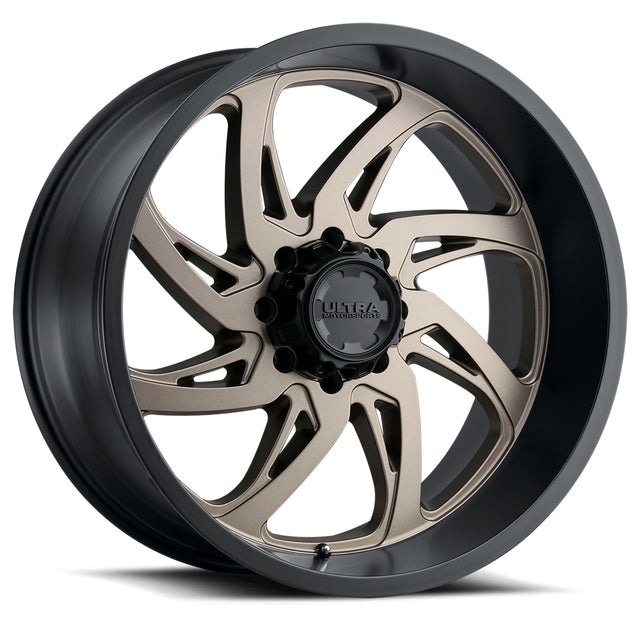 Product of Ultra Wheel 20x9 Bronze With Black Lip Wheel - 8x6.69 Bolt Pattern 