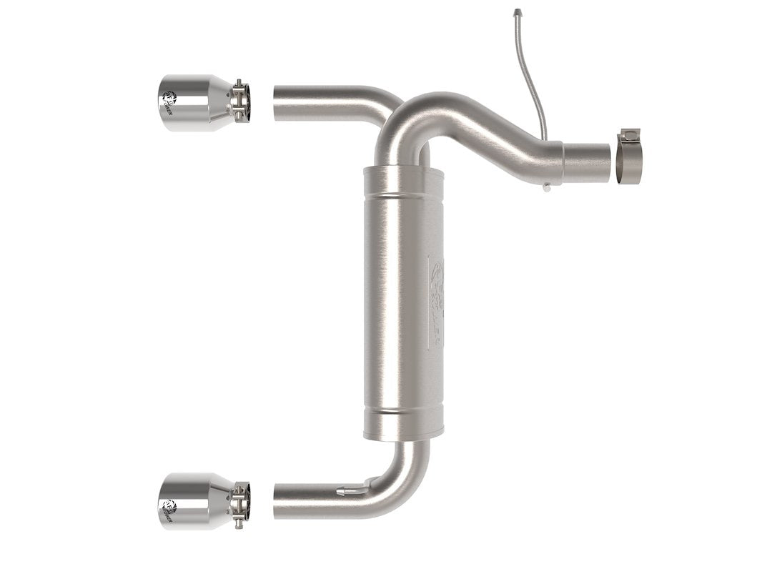 Product of Advanced FLOW Engineering 49-33137-P Vulcan Axle-Back System Single Exhaust System Kit 
