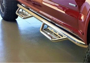 Product of N-Fab HPC1980CC-SS Podium Nerf Bar With Drop Down Steps 