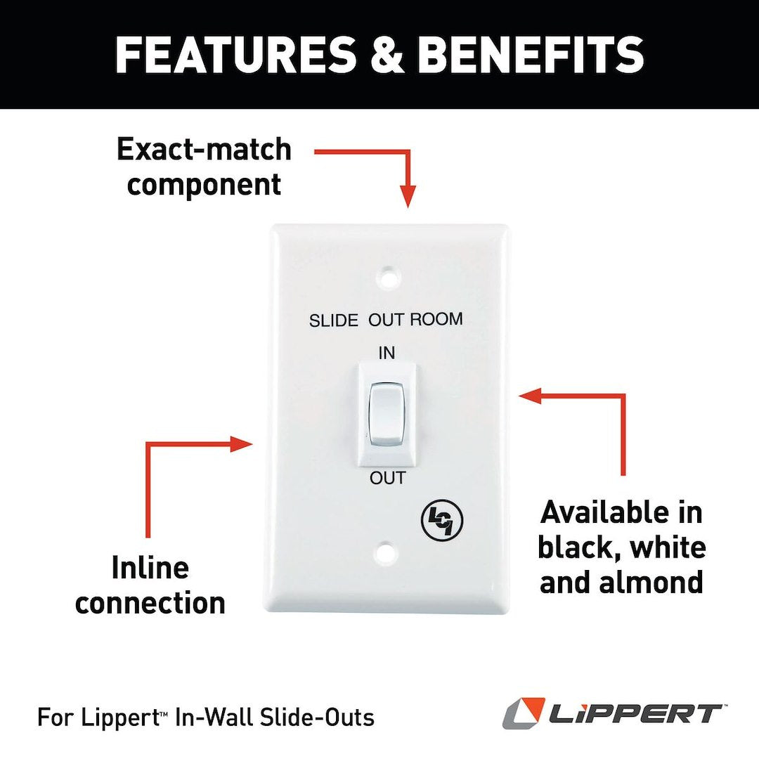 Product of Lippert Components 120639 Slide Out Switch