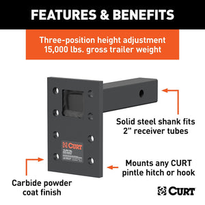 Curt 48325 Pintle Hook Mounting Plate||48325_3008x1990_Fa.Jpg||86||c9348325||1038377