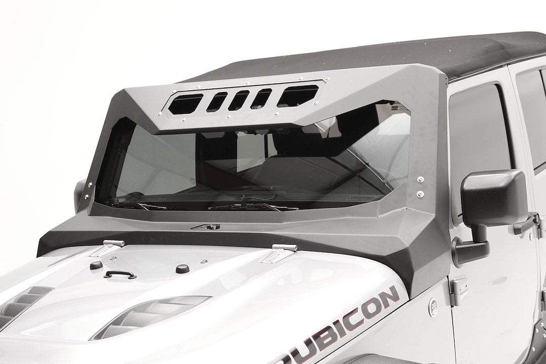 Product of Fab Fours JK3020-1 Steel Yes Windshield Frame Cover 
