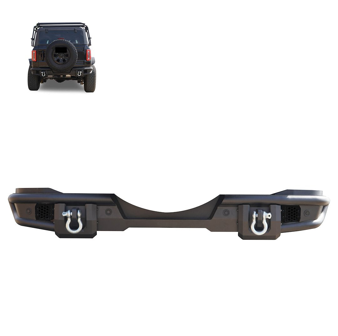 Product of Black Horse Offroad ARB-FB22T Armour Steel Matte Powder Coated Bumper 
