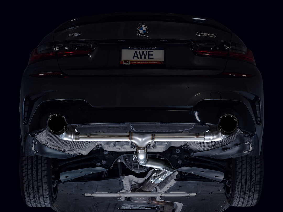 Product of AWE Tuning 3020-33429 Track Edition Axle-Back System Exhaust System Kit 