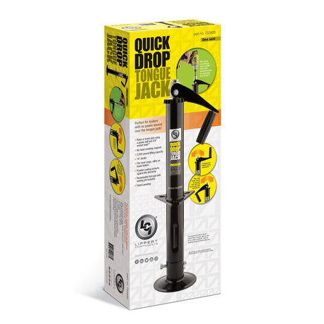 Product of Lippert Components 733926 2000 Pound Manual Trailer Tongue Jack 