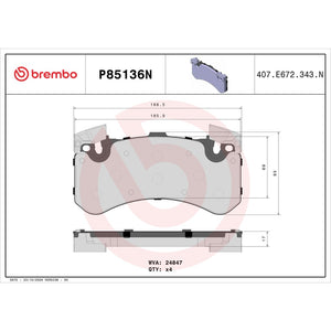 Brembo P85136n Brake Pad||p85136n_Drw.Jpg||87||brmp85136n||1754441