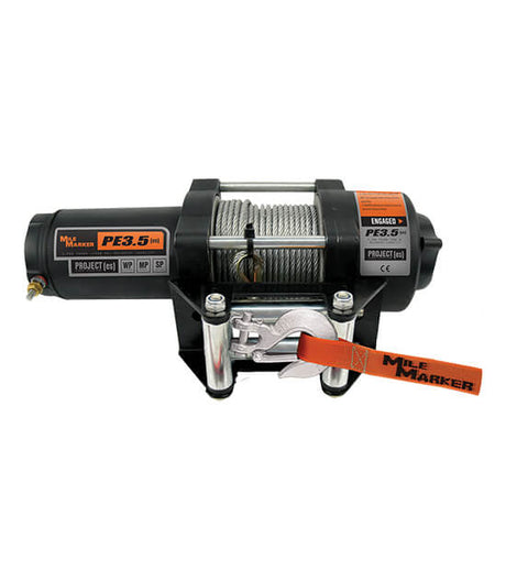 Product of Mile Marker 77-50112BW 3500 Pound ATV/ UTV Winch 