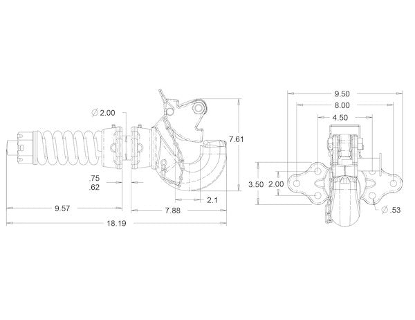 Buyers Products Bp100a Pintle Hook||bp100a_2.Jpg||87||b83bp100a||1647082
