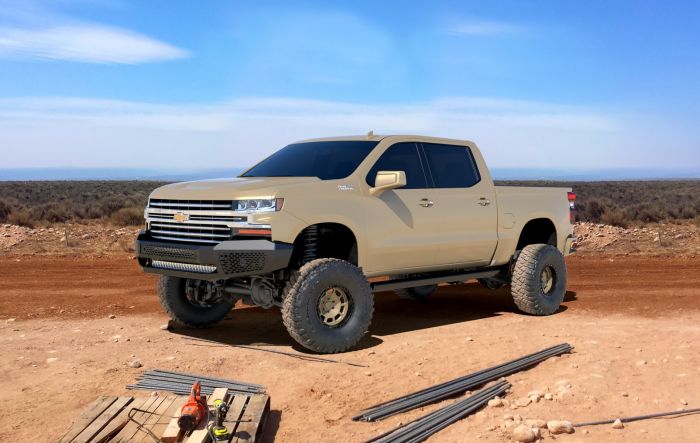 Product of Ranch Hand MFC19HBMN Midnight Series Steel Matte Powder Coated Bumper 