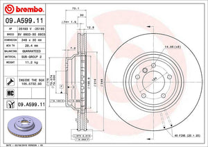 Brembo 09a59911c02 Brake Rotor||09.A599.11_2.Jpg||87||brm09a59911||1653769