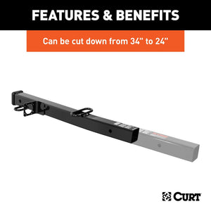 Curt 45048 Trailer Hitch Receiver Tube Adapter||45048_3008x1990_Fc.Jpg||89||c9345048||973940