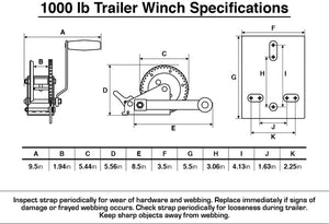 Product of T-H Marine Be-Tr-59918-Dp Trailer Boat Winch
