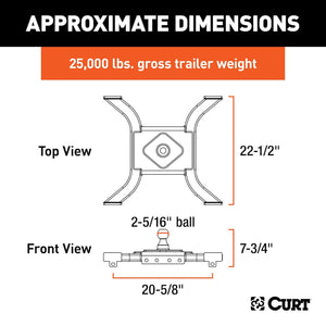 Curt 16085 Gooseneck Trailer Hitch||16085_3008x1990_Ca.Jpg||90||c9316085||1110241