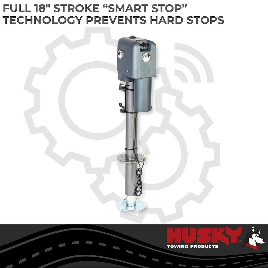 Product of Husky Towing 87248 3000 Pound Electric Trailer Tongue Jack 