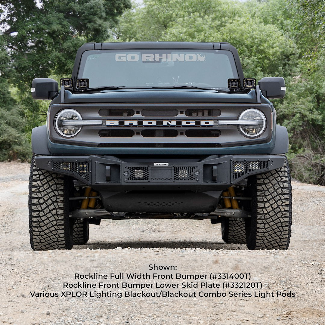 Product of Go Rhino 331400T Rockline Steel Textured Powder Coated Bumper 