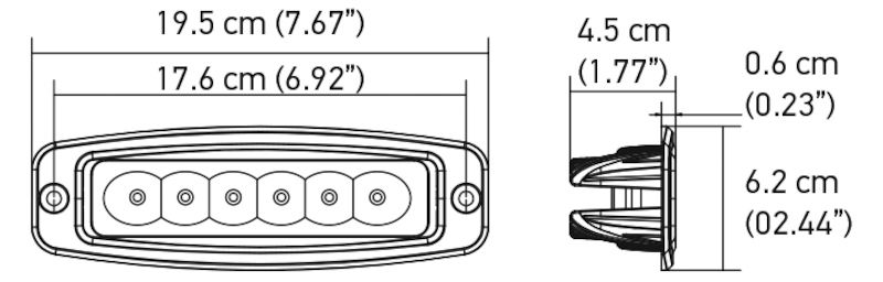 Product of Hella 357203031 Light Bar 